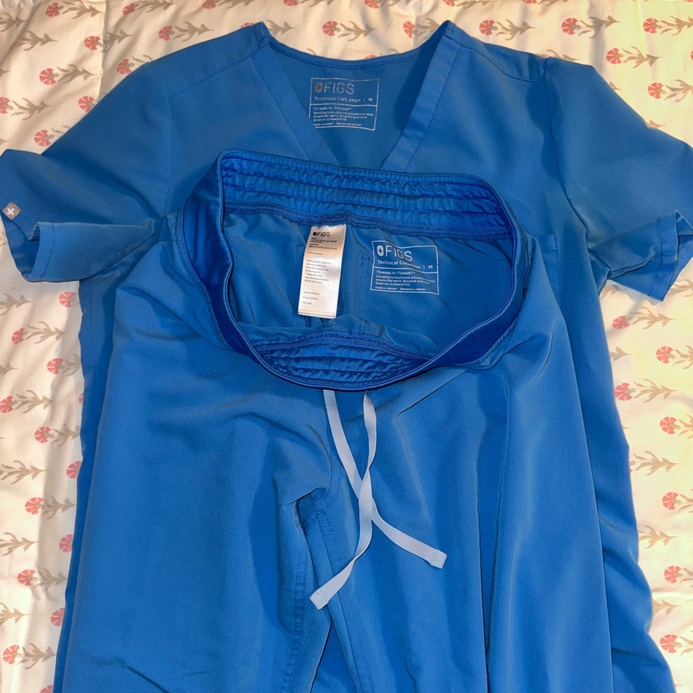 Figs Capri Blue Medical Scrubs
